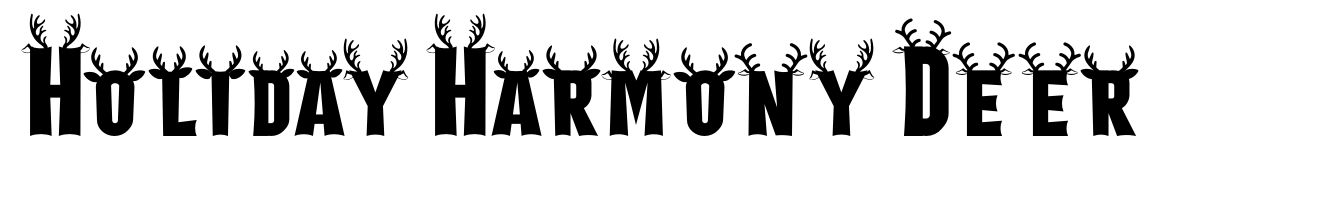 Holiday Harmony Deer